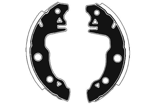 Jeu de 4 mâchoires de frein Raicam RA20520