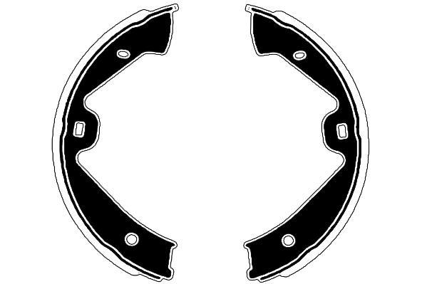 Jeu de 4 mâchoires de frein Raicam RA20540