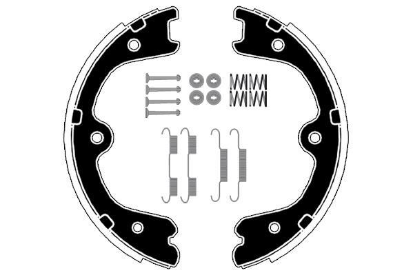Jeu de mâchoires de frein à main (Mâchoire de frein à main) Raicam RA20791