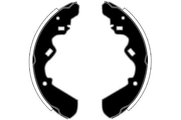 Jeu de 4 mâchoires de frein Raicam RA25820