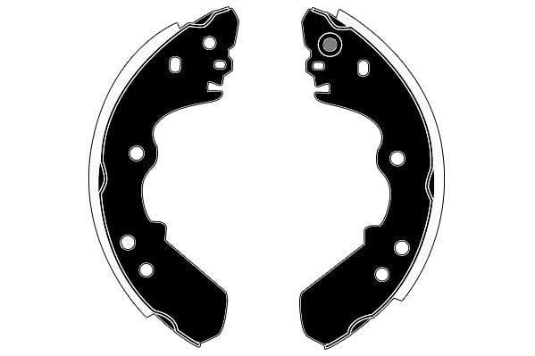 Jeu de 4 mâchoires de frein Raicam RA26340