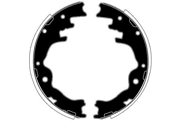 Jeu de4 mâchoires de frein Raicam RA26510