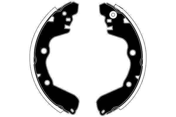 Jeu de 4 mâchoires de frein Raicam RA26550