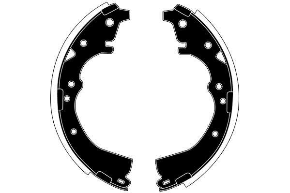 Jeu de 4 mâchoires de frein Raicam RA26650