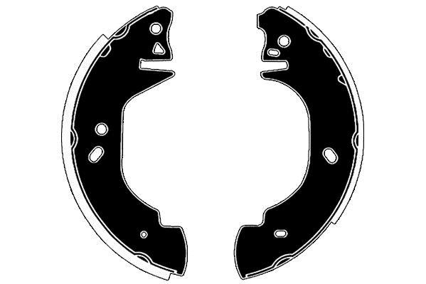 Jeu de 4 mâchoires de frein Raicam RA26760