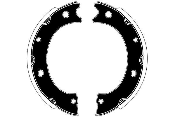 Jeu de 4 mâchoires de frein Raicam RA26840