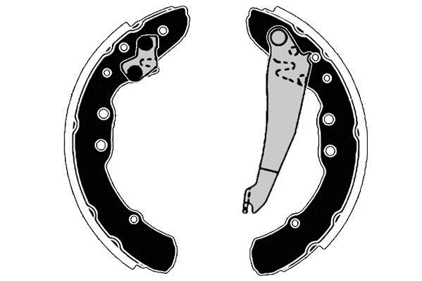 Jeu de 4 mâchoires de frein Raicam RA26850