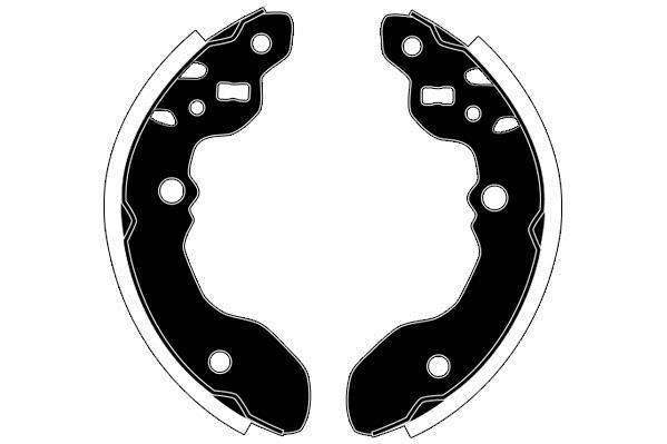 Jeu de 4 mâchoires de frein Raicam RA26880