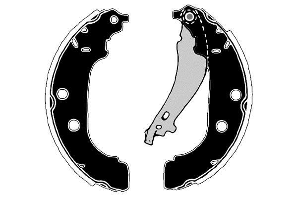 Jeu de 4 mâchoires de frein Raicam RA27160