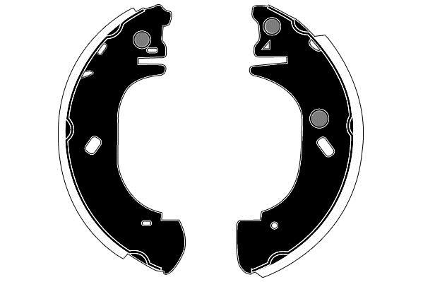 Jeu de 4 mâchoires de frein Raicam RA27210