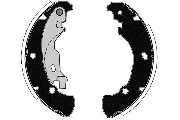 Jeu de 4 mâchoires de frein Raicam RA27270
