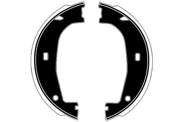 Jeu de 4 mâchoires de frein Raicam RA27380