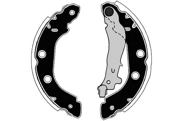 Jeu de 4 mâchoires de frein Raicam RA27420