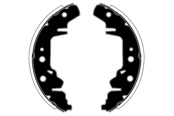 Jeu de 4 mâchoires de frein Raicam RA27550