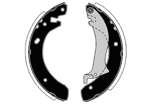 Jeu de 4 mâchoires de frein Raicam RA27610