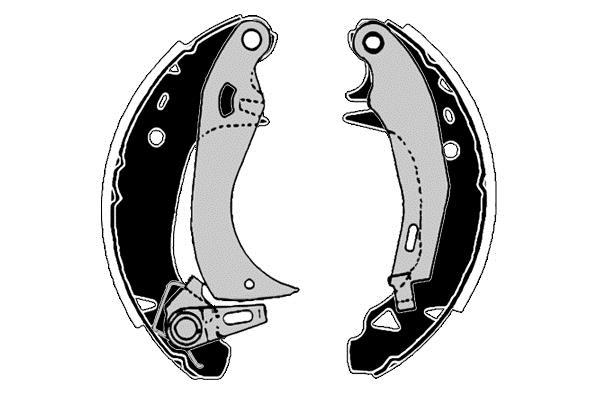 Jeu de 4 mâchoires de frein Raicam RA27670