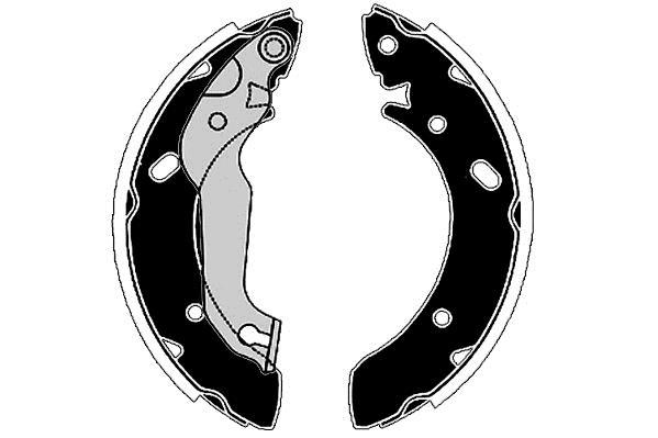 Jeu de 4 mâchoires de frein Raicam RA27740