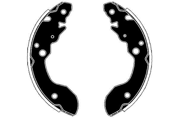 Jeu de 4 mâchoires de frein Raicam RA27760