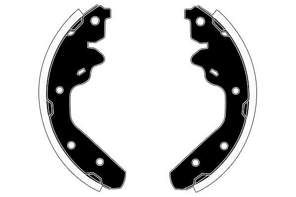 Jeu de 4 mâchoires de frein Raicam RA27960