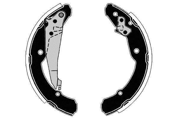 Jeu de 4 mâchoires de frein Raicam RA28000