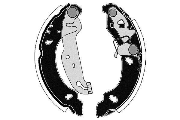 Jeu de 4 mâchoires de frein Raicam RA28070