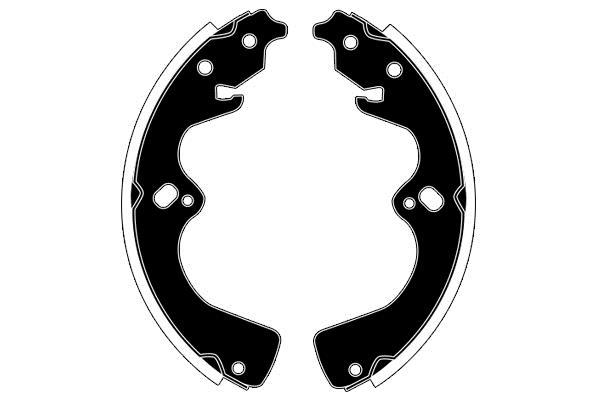 Jeu de 4 mâchoires de frein Raicam RA28080