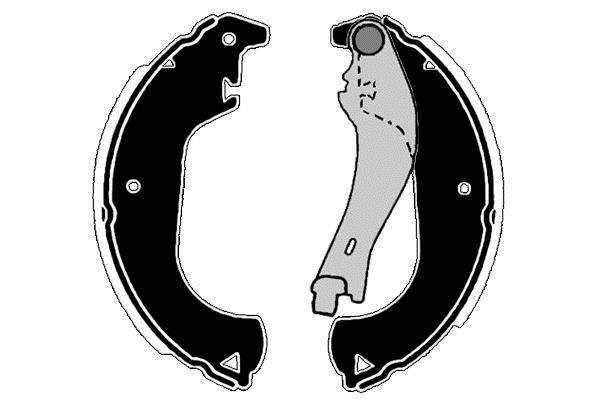 Jeu de 4 mâchoires de frein Raicam RA28120