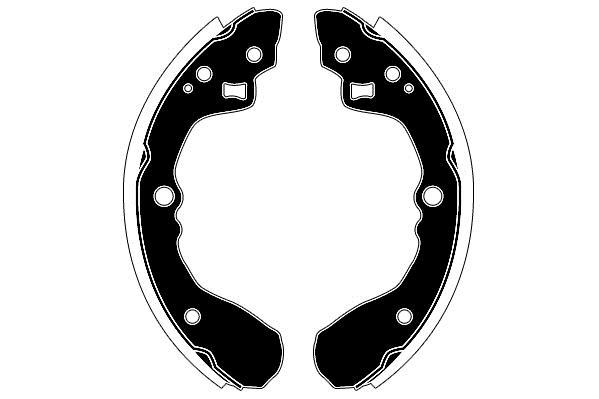 Jeu de 4 mâchoires de frein Raicam RA28151