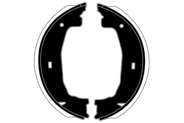 Jeu de 4 mâchoires de frein Raicam RA28210