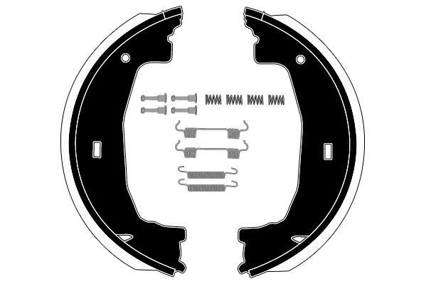 Jeu de 4 mâchoires de frein Raicam RA28211