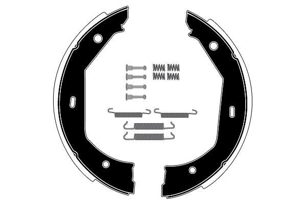 Jeu de 4 mâchoires de frein Raicam RA28261