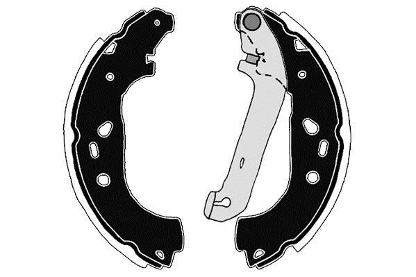 Jeu de 4 mâchoires de frein Raicam RA28270