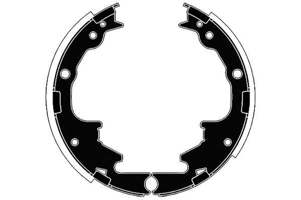 Jeu de 4 mâchoires de frein Raicam RA28300