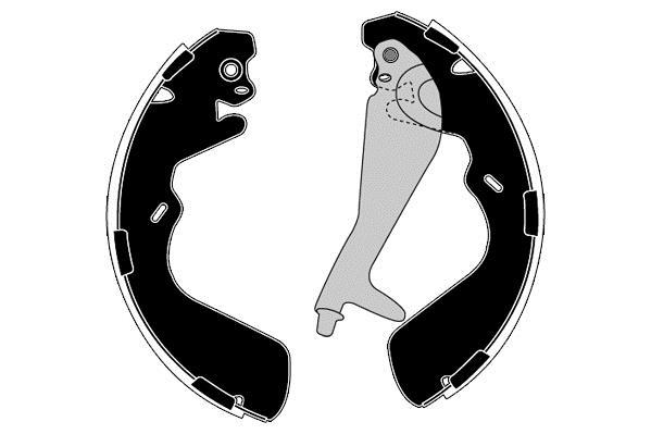 Jeu de 4 mâchoires de frein Raicam RA28330