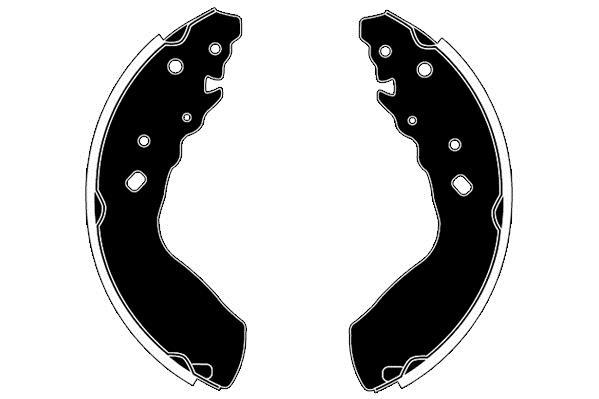 Jeu de 4 mâchoires de frein Raicam RA28340