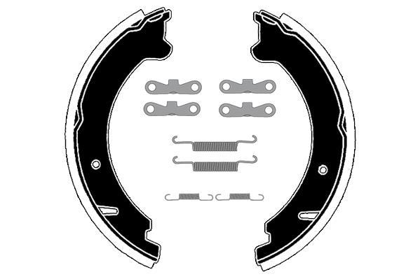 Jeu de 4 mâchoires de frein Raicam RA28351