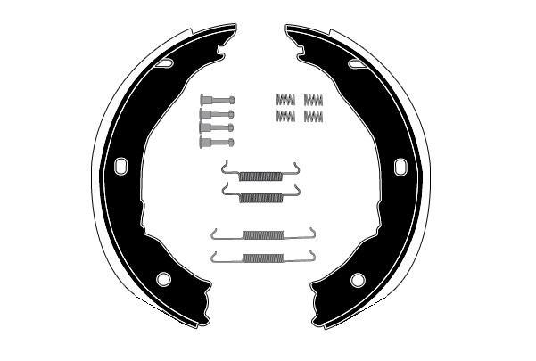 Jeu de 4 mâchoires de frein Raicam RA28361