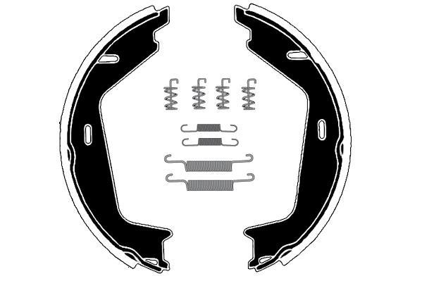 Jeu de 4 mâchoires de frein Raicam RA28371