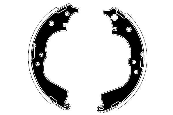 Jeu de 4 mâchoires de frein Raicam RA28390