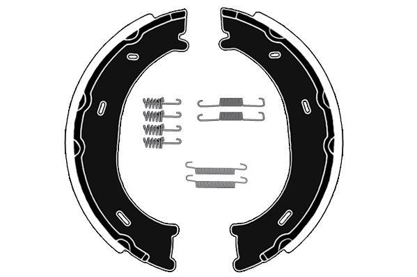 Jeu de 4 mâchoires de frein Raicam RA28431
