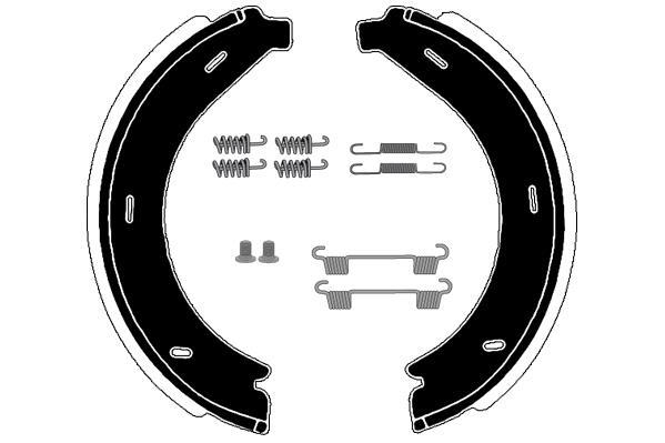 Jeu de 4 mâchoires de frein Raicam RA28441