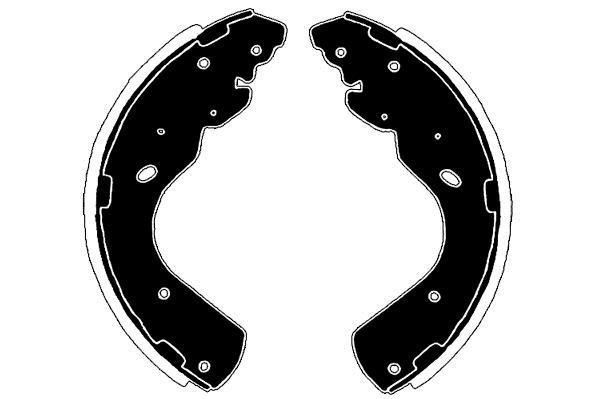 Jeu de 4 mâchoires de frein Raicam RA28460