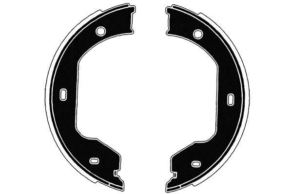 Jeu de 4 mâchoires de frein Raicam RA28620