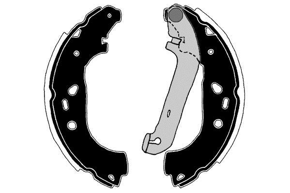 Jeu de 4 mâchoires de frein Raicam RA28640