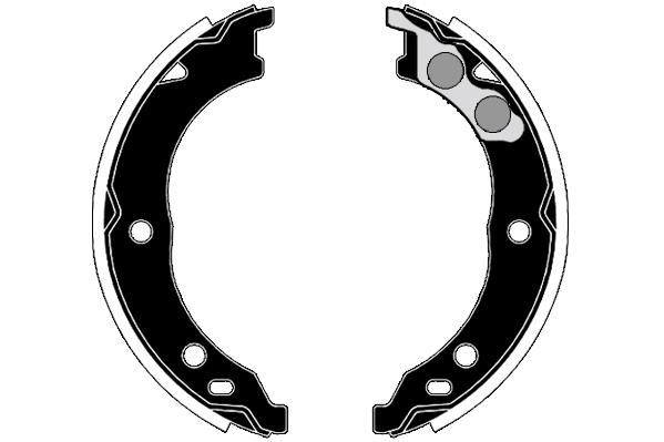 Jeu de 4 mâchoires de frein Raicam RA28650