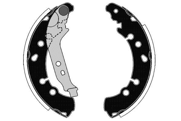 Jeu de 4 mâchoires de frein Raicam RA28690