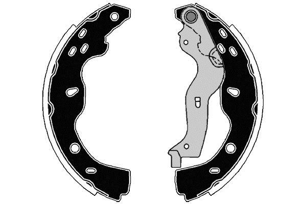 Jeu de 4 mâchoires de frein Raicam RA28730