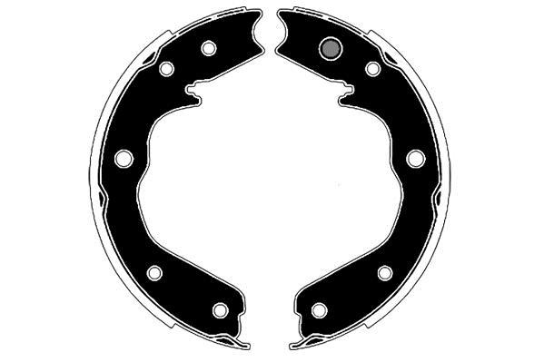 Jeu de 4 mâchoires de frein Raicam RA28850