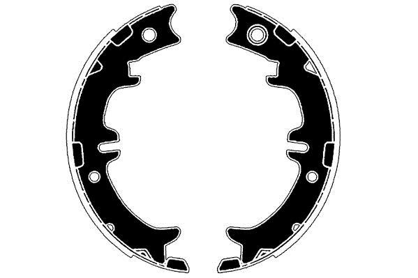 Jeu de 4 mâchoires de frein RaicamRA28860