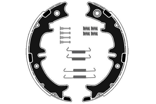 Jeu de 4 mâchoires de frein Raicam RA28861